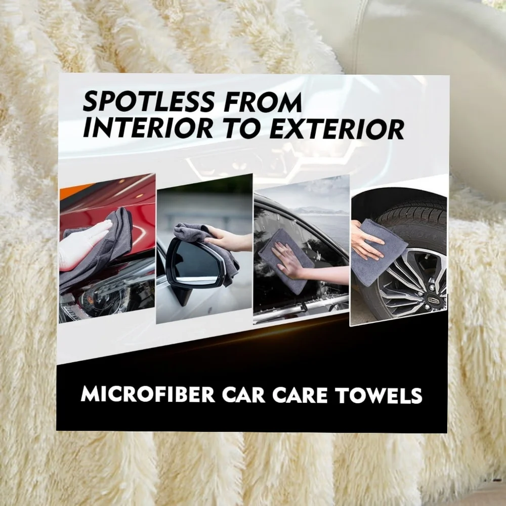 👣4/$20. Gray Microfiber Towels 10-Piece Set